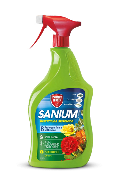 Insetticida sistemico pronto all'uso Sanium universale