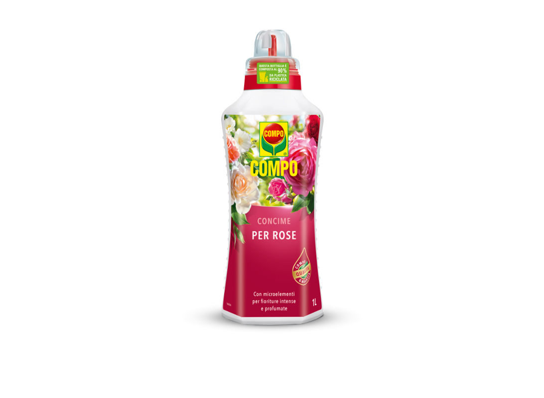 Concime liquido Compo per rose